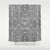 Grey Birds of a Flower shower curtain