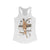"Take a Leap" Women's Racerback Tank Original Coffee Stained Art by CCambrea