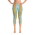 Abstract Capri leggings, Workout Pants 'Striped'