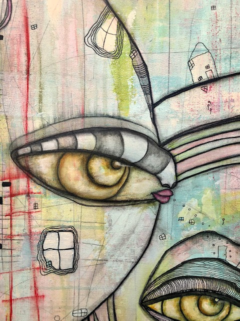 Original Fine Art 'Almost Together'