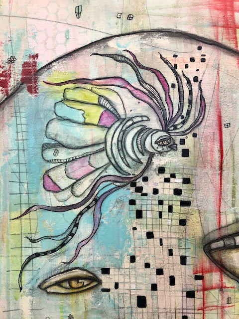 Original Fine Art 'Almost Together'