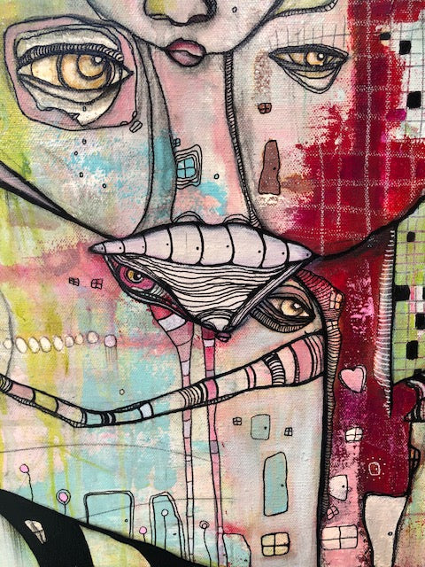 Original Fine Art 'Almost Together'