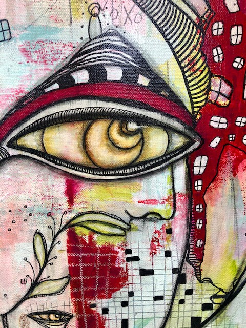 Original Fine Art 'Almost Together'
