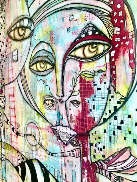Original Fine Art 'Almost Together'