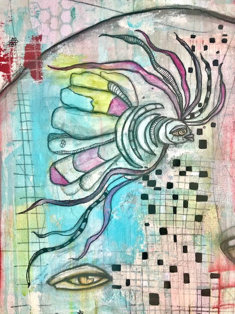 Original Fine Art 'Almost Together'