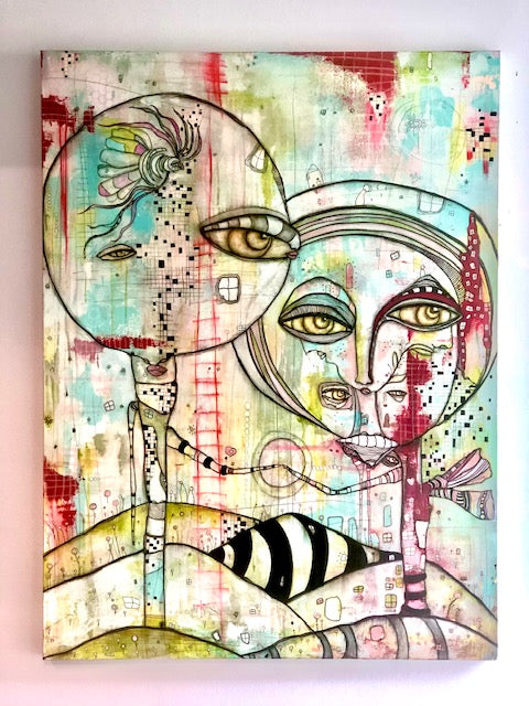 Original Fine Art 'Almost Together'