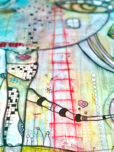 Original Fine Art 'Almost Together'