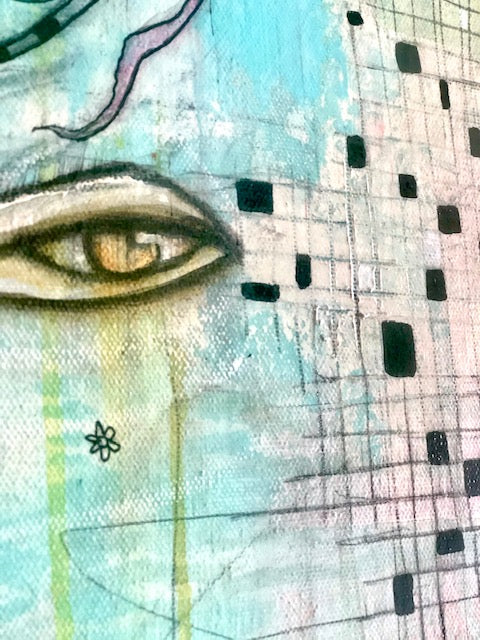 Original Fine Art 'Almost Together'