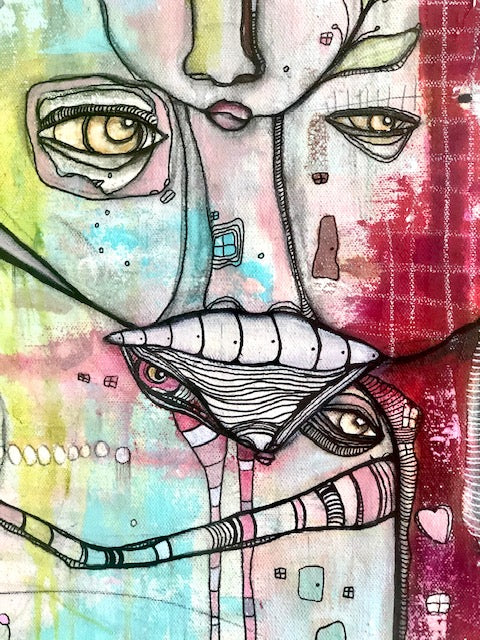 Original Fine Art 'Almost Together'