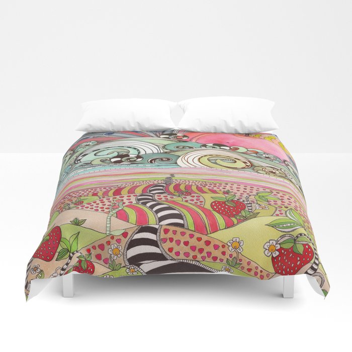 Duvet Cover 'Pink Sun Rising'